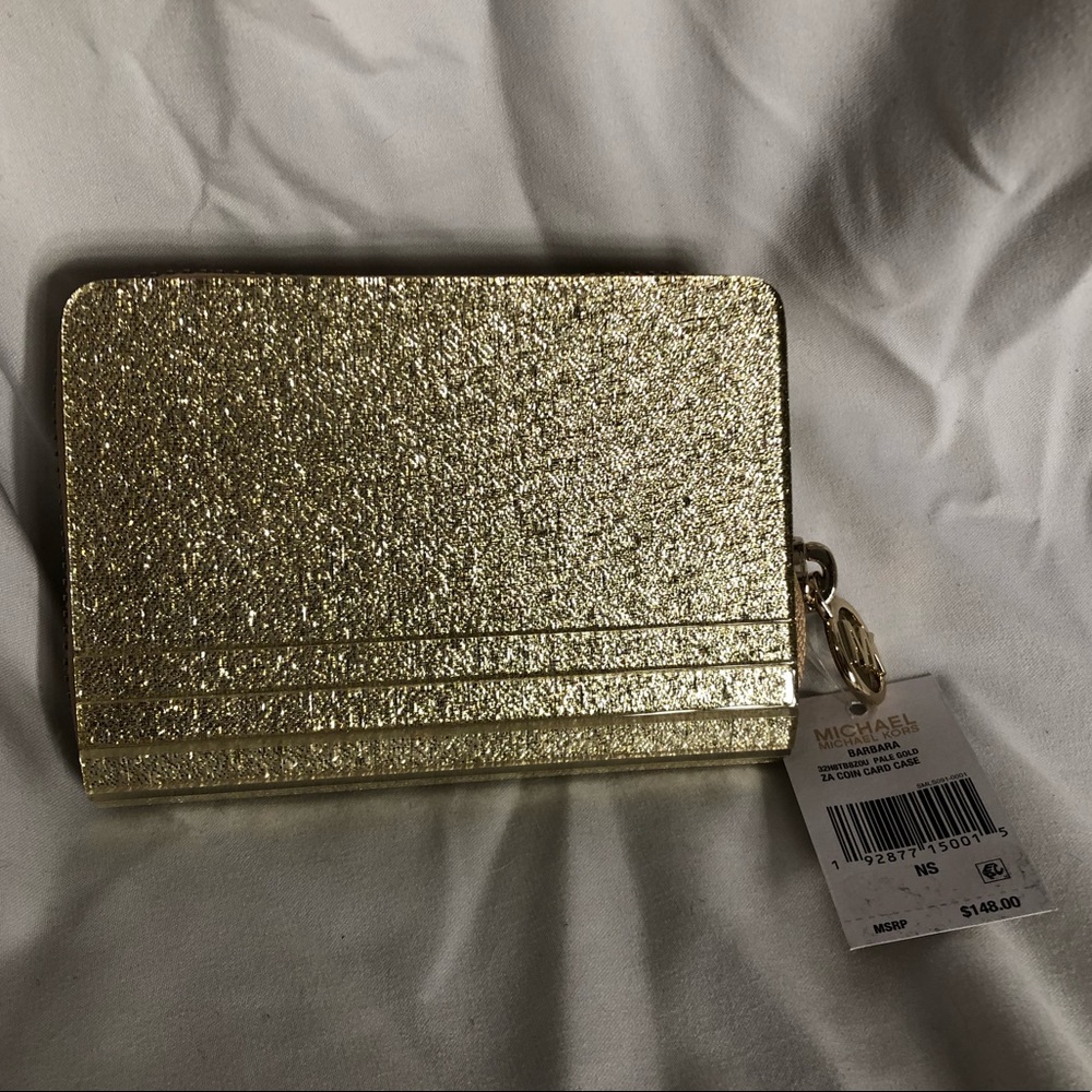 Michael Kors Hard Shell Barbara Mini Zip Wallet